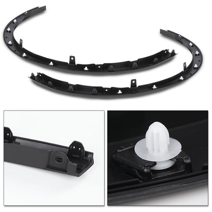 G-PLUS Fender Trim Set Front Wheel Opening Molding Compatible with Toyota CHR 2018-2022 Front Driver and Passenger Side 75601F4010 75602F4010 TO1291115 TO1290115