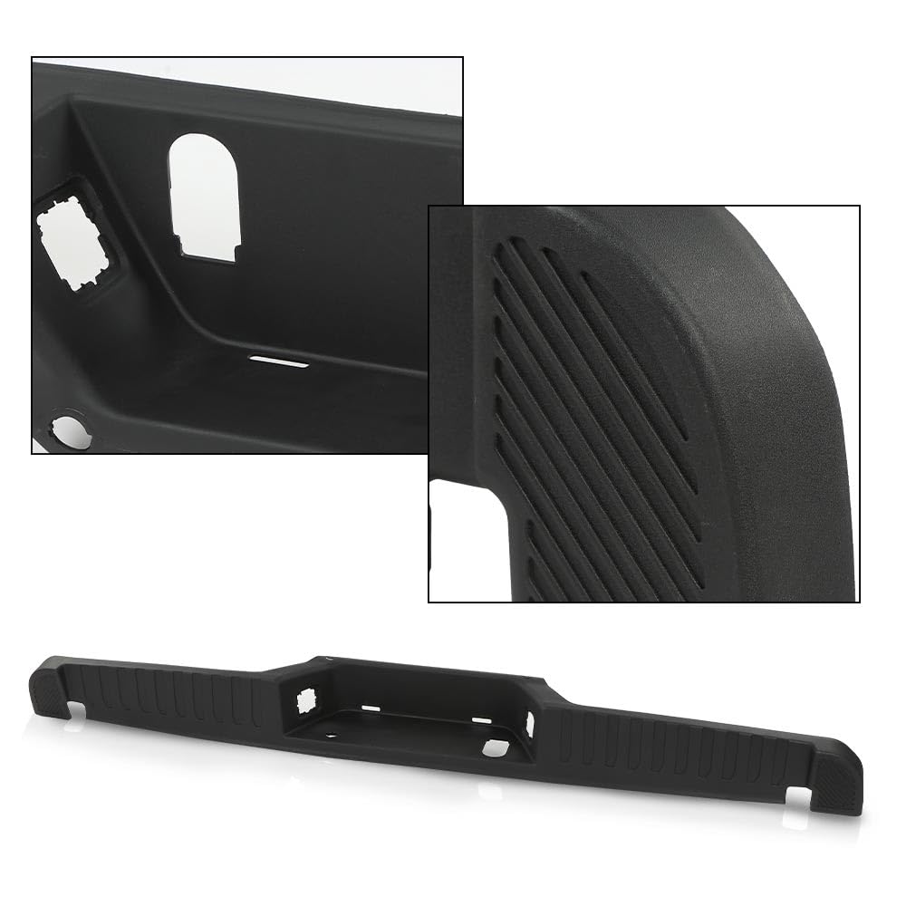 G-PLUS Rear Bumper Top Step Pad Cover Compatible with all Ford F150 2015-2020 w/Trailer Tow Package and Rear Park Aid Sensor Holes (Sensors not Included) HL3Z17B807BB, FO1191143