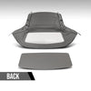 G-PLUS Convertible Soft Top Plastic Window Heated Glass Window Compatible with BMW Z3 & M Roadster Convertibles 1996-2002 Fit BMW E36 1996-2002 Black