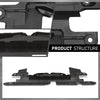 G-PLUS Front Bumper Top Upper Radiator Cover Shield Support, Compatible with Toyota Rav4 2016 2017 2018, TO1224122, 166810V040