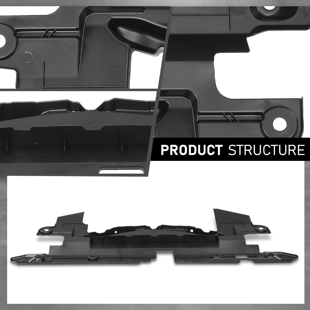 G-PLUS Front Bumper Top Upper Radiator Cover Shield Support, Compatible with Toyota Rav4 2016 2017 2018, TO1224122, 166810V040