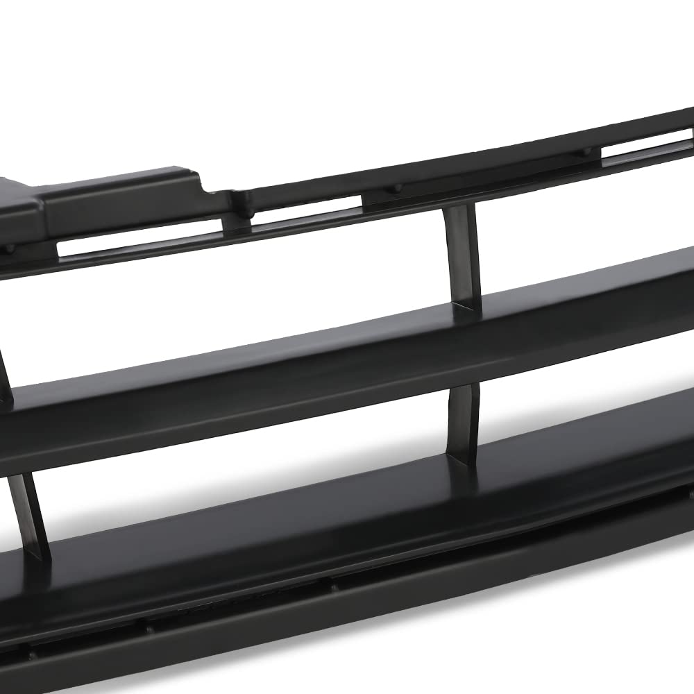 G-PLUS Chrome Front Bumper Upper + Lower Grille Assembly Compatible With 2013 Chevy Malibu LS LT ABS Honeycomb Mesh Grille 20768837, 20768835, 22847848