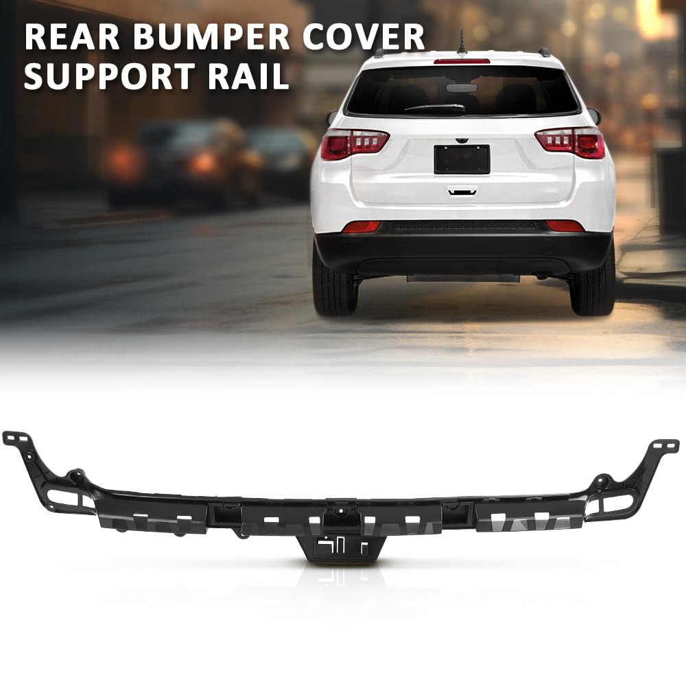 G-PLUS Rear Center Bumper Cover Support Rail Mount Bracket Compatible with Jeep Compass 2017-2019 68244459AB, 68244459AA