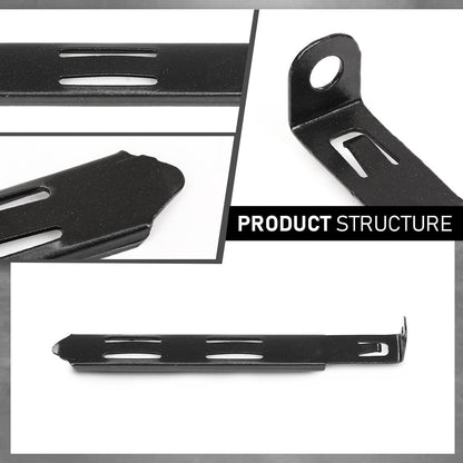 G-PLUS Headlight Mounting Installation Retainer Tab Clips 4PCS, Compatible with Ford Mustang or Cobras 1999-2004, XR3Z-13N020-AA Iron Black