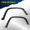 G-PLUS Wheel Opening Molding Fender Flare Compatible With 17-22 Compass, OE Style Black Wheel Cover Protector (Front Right)