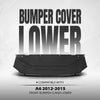 G-PLUS Front Bumper Cover Lower Splash Shield Mud Guard Compatible with Audi A6 & A6 Quattro 2012 2013 2014 2015 4G0807611, AU1228138 Black
