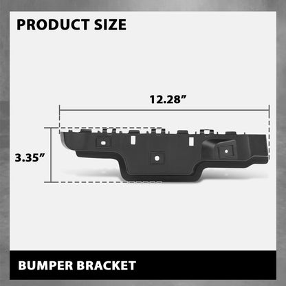 G-PLUS Bumper Bracket Front Driver Side Compatible with Cadillac SRX (submodel: Base, Luxury, Performance, Premium) 2010-2016 22806471, GM1042113 Black