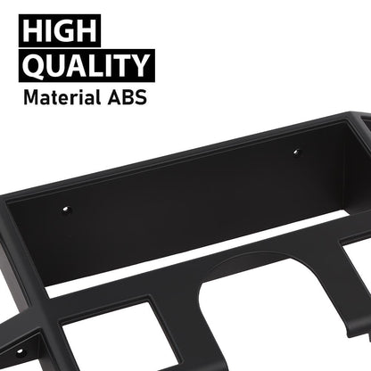G-PLUS Dash Bezel Panel Surround Trim Compatible with Jeep Cherokee XJ 1984-1996 Black Dashboard
