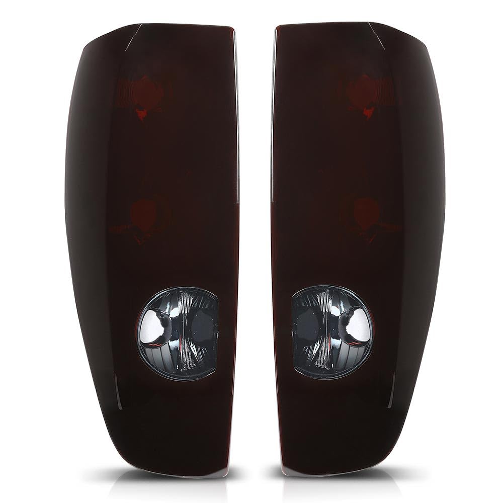 G-PLUS Tail Lights Rear Brake Lamps Compatible with Chevy Colorado 2004-2012,Fit GMC Canyon 2004-2012,Fit Isuzu i290 i370 2007-2008,20825943 Smoke Lens Luces Traseras Rear Brake Lamps Assembly