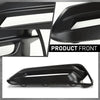 G-PLUS Front Bumper Fog Lamp Bezel Light Cover Left Driver Compatible with Honda Accord Sedan 2018-2020 Black