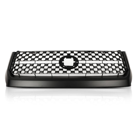 G-PLUS Front Bumper Grille Grill Compatible with 2014-2020 Toyota Tundra Front Honeycomb Matte black Bumper Grille Replacement