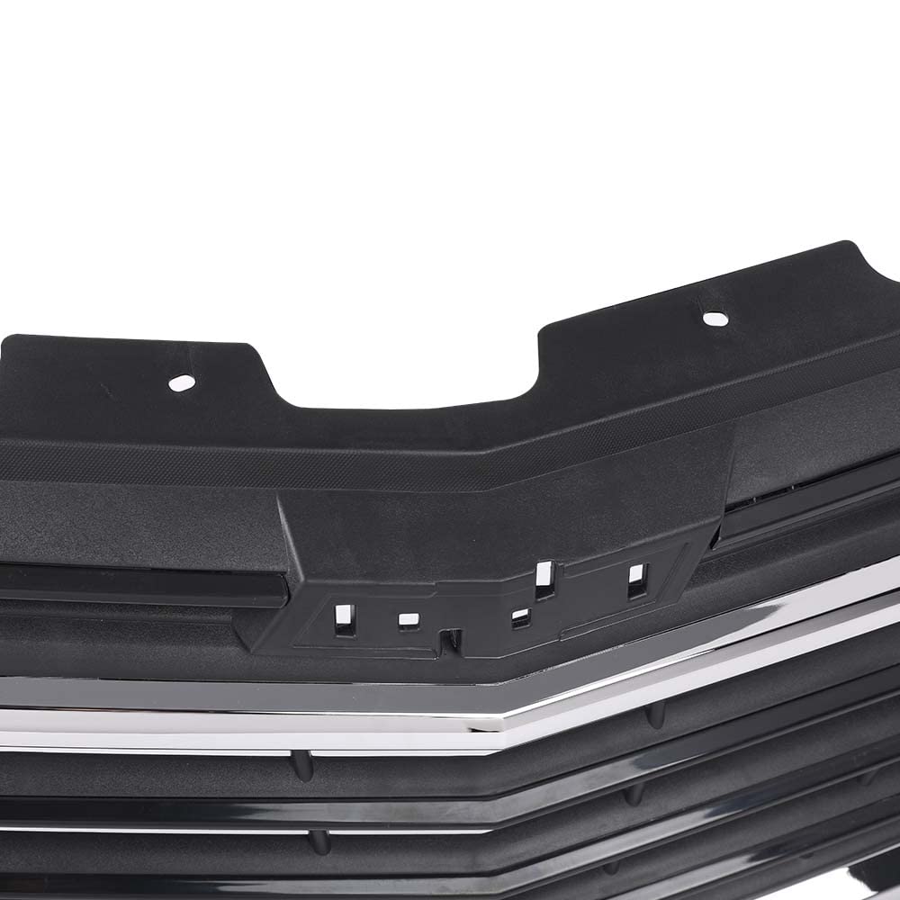 G-PLUS Front Bumper Upper Grille Grill, Compatible with Chevy Equinox 2018 2019 2020, Black & Chrome