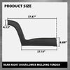 G-PLUS Rear Door Molding Fender Flare Trim Compatible with Jeep Renegade 2015-2021 Fender Flares Wheel Opening Panel Right Side 5VX88LXHAA, CH1505109