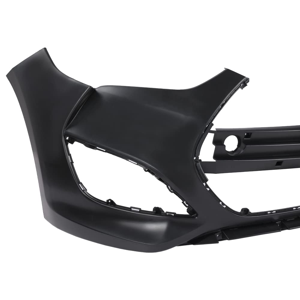 G-PLUS Bumper Cover Fascia Compatible with Hyundai Veloster 2013 2014 2015 2016 2017 Black Front Primed Bumper Cover 865112V500 HY1000194