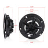 G-PLUS Golf Cart Wheel Covers Hub Caps 8" Black Compatible with EZGO, Club Car & Yamaha