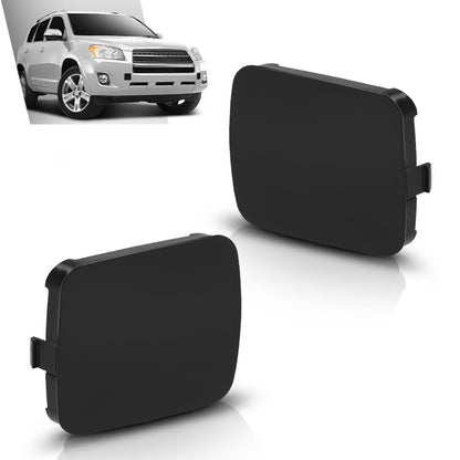 G-PLUS Front Bumper Tow Hook Cover Cap 2Pcs Compatible with Toyota RAV4 2009-2012 532860R020