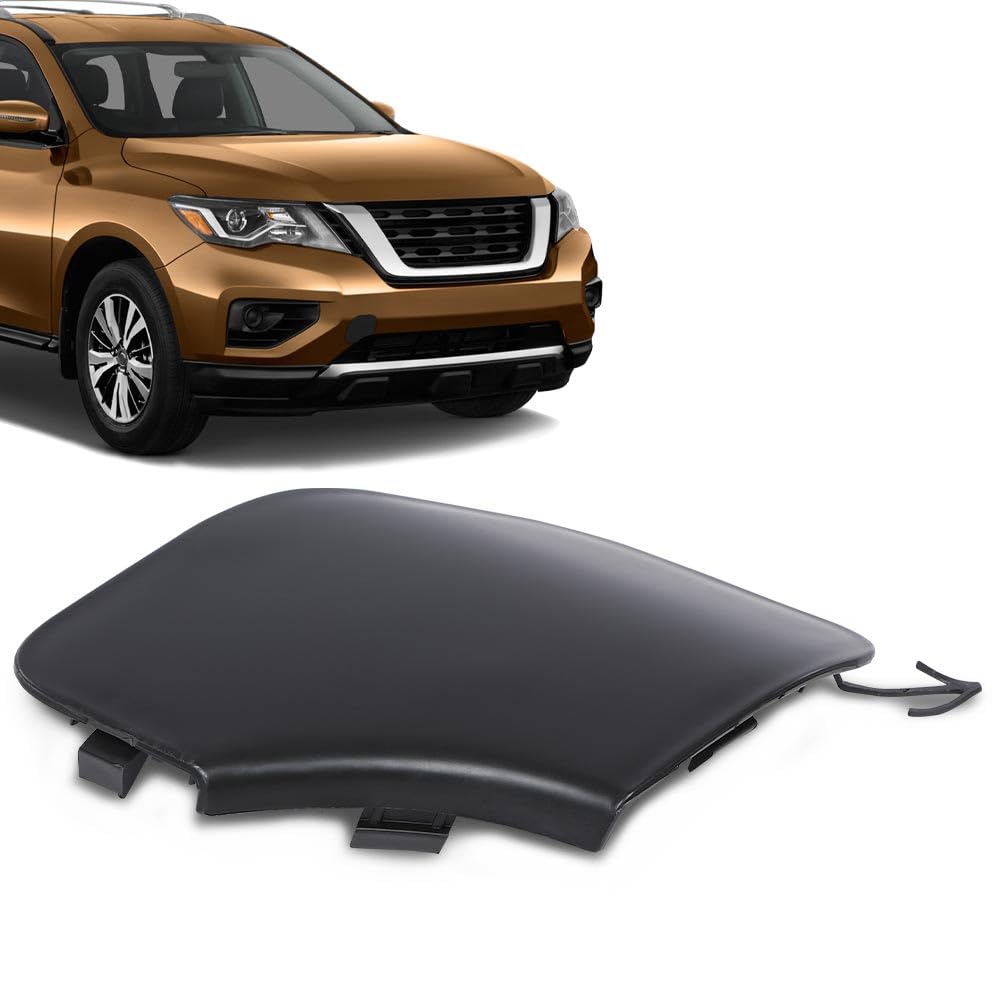 G-PLUS Front Bumper Bracket Tow Eye Cap Hook Cover Compatible with Nissan Pathfinder 2016-2019 622A0-9PF0A
