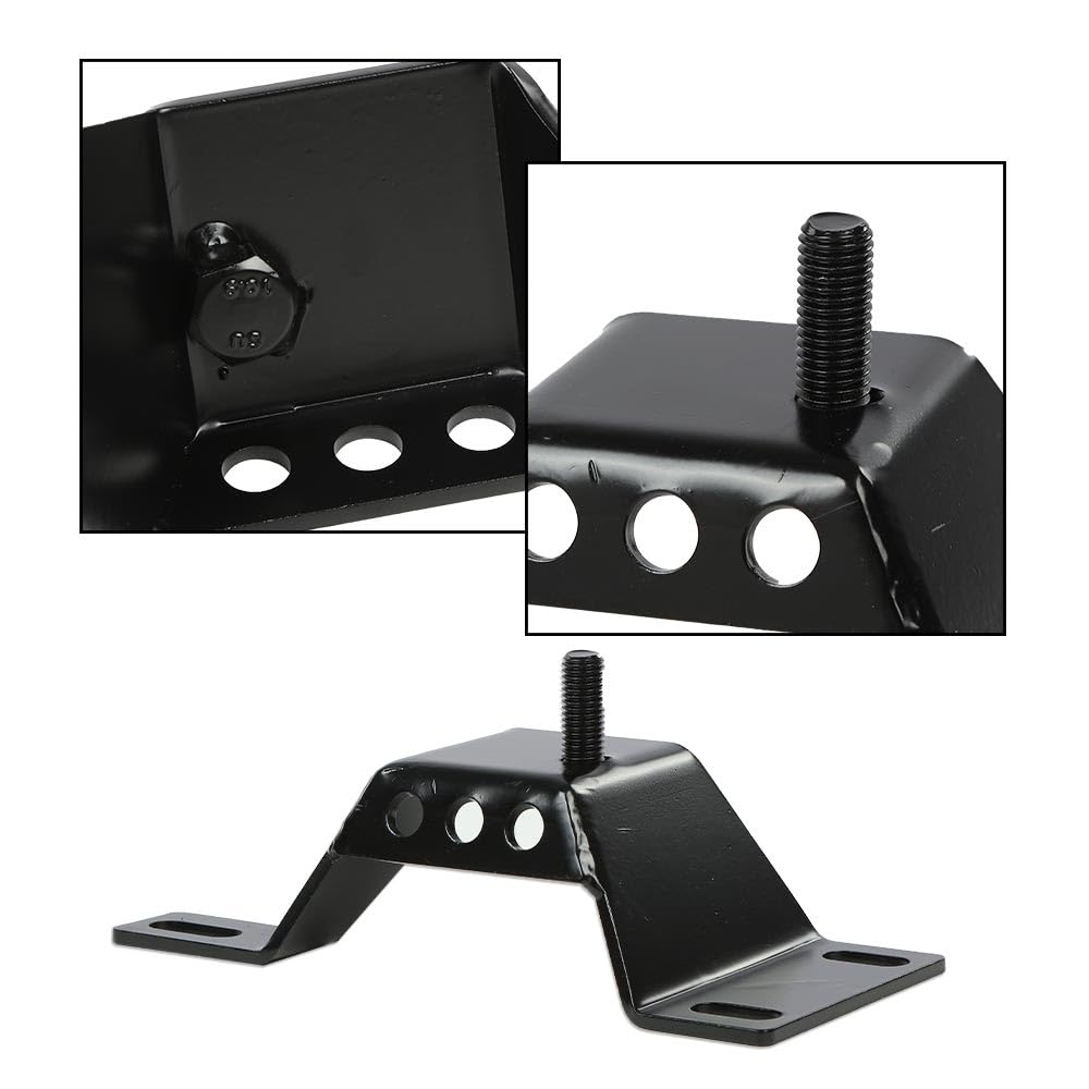 G-PLUS Engine Swap Adapter Plates w/ 4.6L Solid Mounts Compatible with Ford Mustang Chassis 1979-2004 with 5.3L 5.7L 6.0L LS Engine Swap