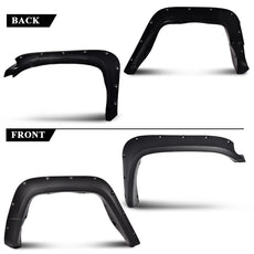 G-PLUS Fender Flares 4PCS for Toyota FJ Cruiser 2007-2014 Textured Black Product Image