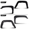 G-PLUS Pocket Riveted Fender Flares, Compatible With Toyota FJ Cruiser 2007-2014, Black Wheel Cover Protector Pickup Truck Accessories Trim Guards 4pcs (Textured Surface)