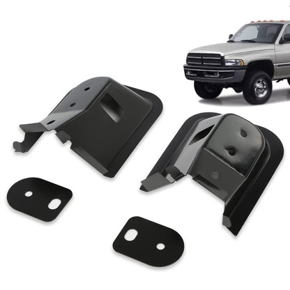 G-PLUS Front Die Stamped Cab Mounts Compatible with Dodge Pickup 1500 1994-2001/ Fit Dodge Pickup 2500 3500 1994-2002 w/Nutplates Driver and Passenger Side 55274927AB