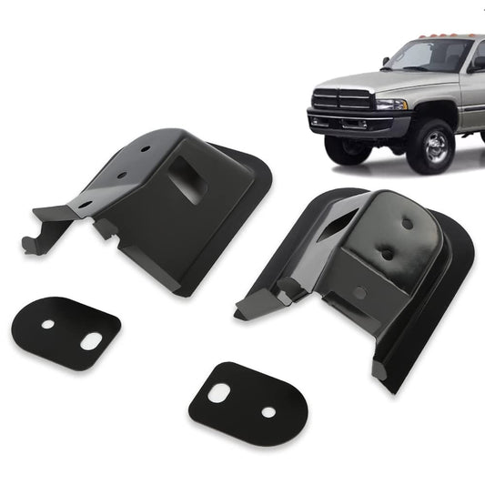 G-PLUS Front Die Stamped Cab Mounts Compatible with Dodge Pickup 1500 1994-2001/ Fit Dodge Pickup 2500 3500 1994-2002 w/Nutplates Driver and Passenger Side 55274927AB