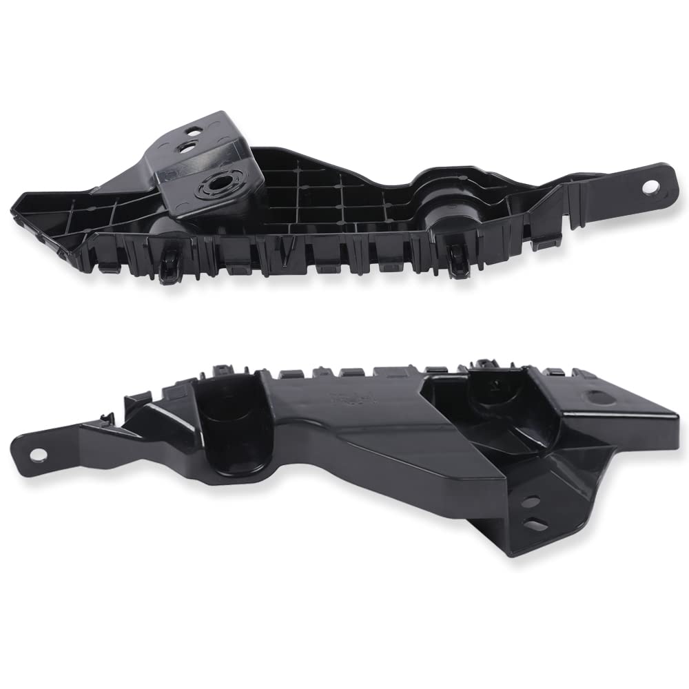 G-PLUS Black Front Bumper Mounting Retainer Bracket Left Right Pair Compatible with Chevy Trax 2017-2022 42566652 42566653 GM1042157 GM1043157