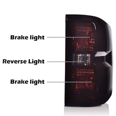 G-PLUS Smoke Lens Tail Lights for Chevy Silverado 2016-2019 with Harness Product Features