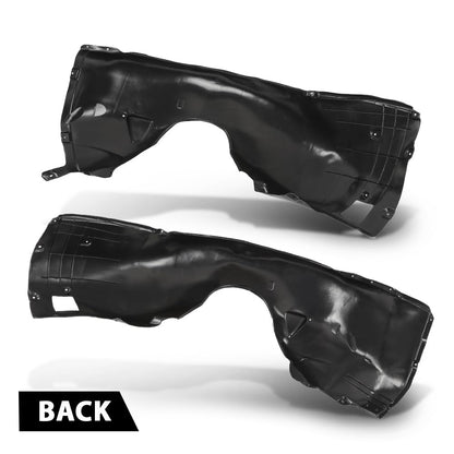 G-PLUS Front Inner Fender Liner 2pcs, Fit BMW 745i 745Li 2002-2005,Fit 750i 750Li 2006-2008, 760i 2004-2006,760Li 2003-2008, LH Driver & RH Right Side, 51718223375, 51718223376, BM1250107, BM1251107