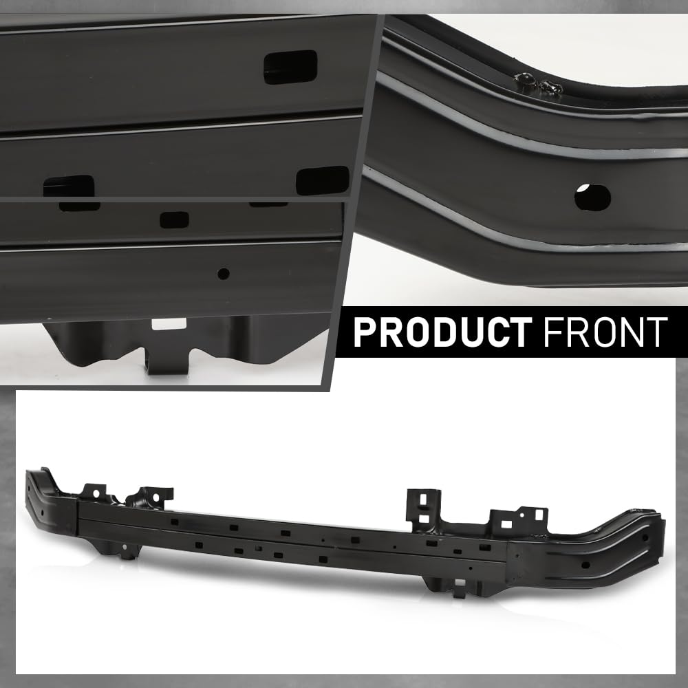 G-PLUS Black Front Bumper Reinforcement Compatible with Cadillac Escalade ESV 2021 2022 2023 2024, Compatible with Chevy Suburban Tahoe 2021-2024, Fit GMC Yukon & Yukon XL 2021-2024 84796459