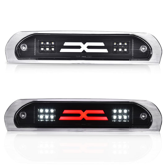 G-PLUS LED Third Brake Light Compatible With Dodge RAM 2002 2003 2004 2005 2006 2007 2008 2009, 3RD LED Bar Brake/Cargo Light,Type X (Clear lens Black Housing Amber Reflector)