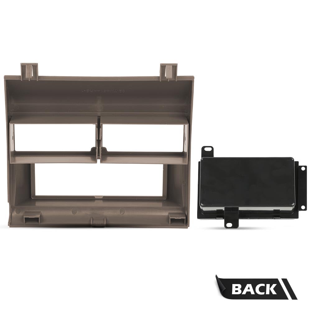 G-PLUS Single Din Radio Stereo Dash Kit Beige w/Storage Pocket Compatible with 1992-1994 Chevy Crew Cab Dually/Fits 1992-1994 Chevy Blazer Full Size/Fits 1988-1994 Chevy Pickup Full Size