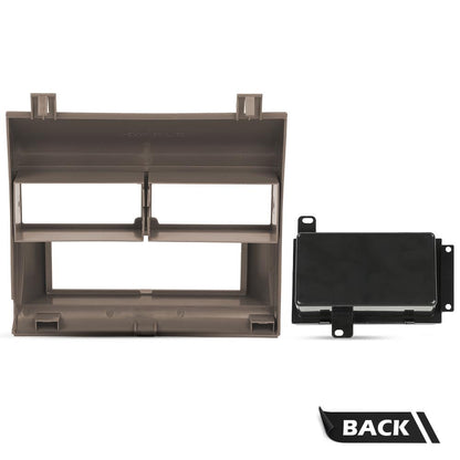 G-PLUS Single Din Radio Stereo Dash Kit Beige w/Storage Pocket Compatible with 1992-1994 Chevy Crew Cab Dually/Fits 1992-1994 Chevy Blazer Full Size/Fits 1988-1994 Chevy Pickup Full Size