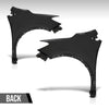 G-PLUS Front Left+Right Fender Primed Steel Compatible with Buick Encore (submodel: Base, Convenience, Leather, Premium) 2013-2016 without Turn Signal Light Hole 95031571, 95031570 Black