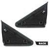 G-PLUS Mirror Flag Applique w/o Trim Compatible with Chrysler Town & Country 2008-2016 Mini Passenger Van/Fit Dodge Grand Caravan 2008-2020 LH & RH Exterior Side View Mirror Triangle Trim