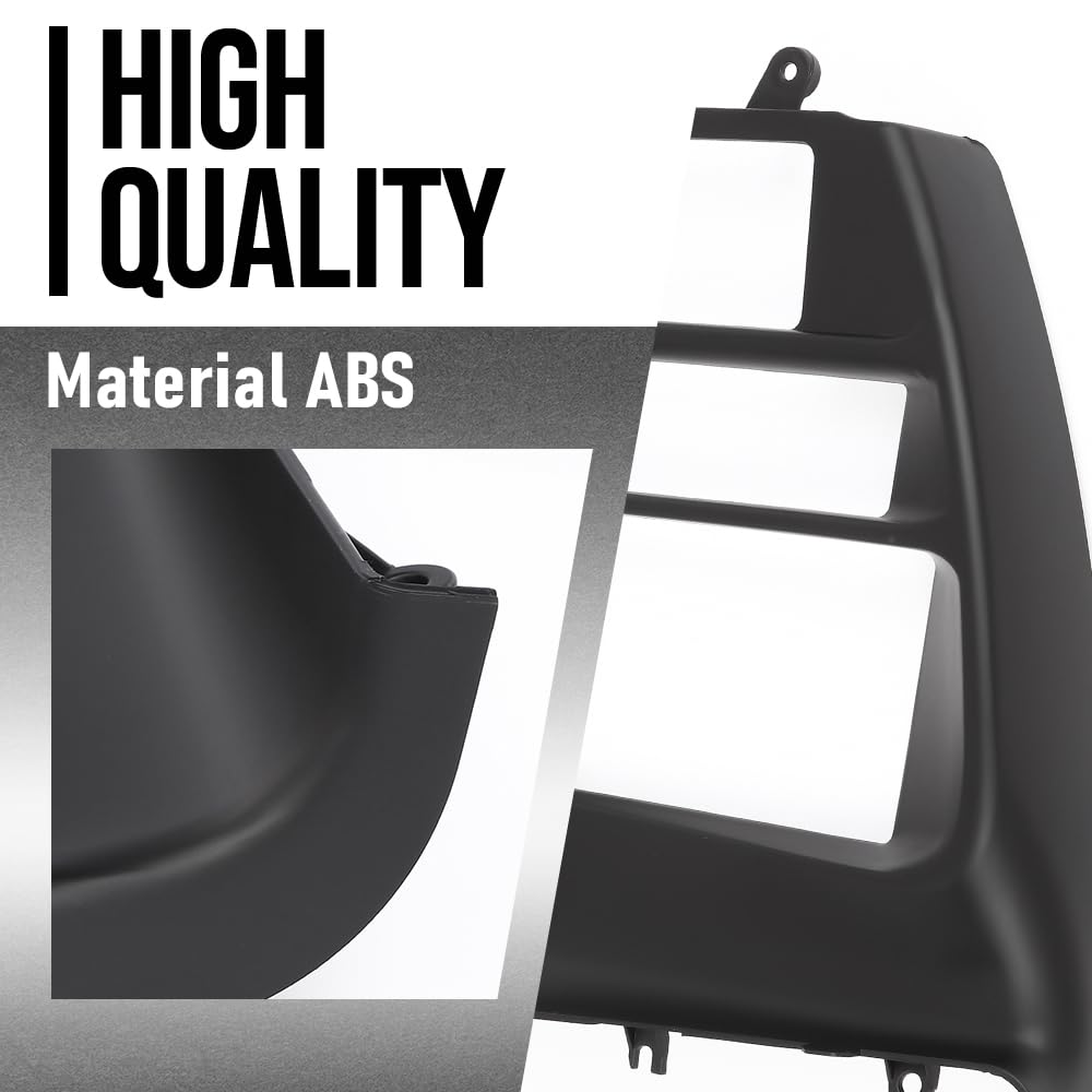G-PLUS Climate Control Dash Bezel Compatible with Chevy Corvette C4 1994 1995 1996 Black
