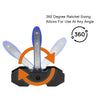 G-PLUS Blue 360° Brake Caliper Press Tool with 2 Groups Steel Plates,Ratchet Piston Spreader Automotive Tools Car Brake Repair & Instalation,4 in 1 Universal Disc Ratchet Brake Caliper Tool