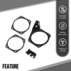 G-PLUS Throttle Body Cable Bracket Fit 92MM 102MM LSX LS LS1 LS3 LS6 LS7 4‑Bolts Drive‑By‑Cable Throttle Body Not Fit the Larger 105mm Intakes Black