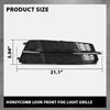 G-PLUS Pair Front Front Fog Light Grille Cover, Compatible with Audi A6 / A6 Quattro / S6 S-Line 2016 2017 2018, Left Driver & Right Passenger Side 2PCS, 4G0807648B, 4G0807647B
