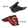 G-PLUS Tail Lights Assembly Rear Brake Lamp Left+Right with Wiring Harness & Bulb Compatible with Ford Explorer 2016-2019 FB5Z13405C Faros Traseros Luces Traseras