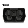 G-PLUS Front Rear Bench Seat Dual Cup Holder Center Console Insert Double Storage Compatible with Chevy Colorado 2004-2012/Fit GMC Canyon 2004-2012 19256630 89039574 89039575 19121876