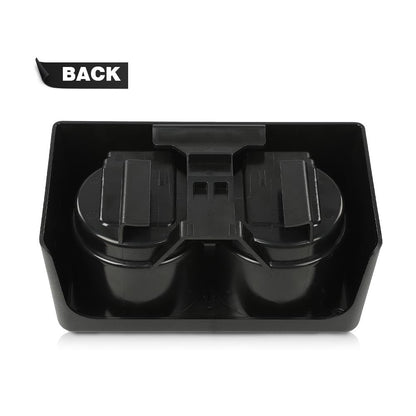 G-PLUS Front Rear Bench Seat Dual Cup Holder Center Console Insert Double Storage Compatible with Chevy Colorado 2004-2012/Fit GMC Canyon 2004-2012 19256630 89039574 89039575 19121876