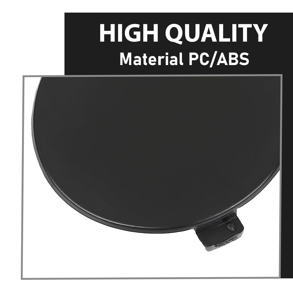 G-PLUS Front Bumper Trailer Towing Tow Hook Eye Cover Compatible with Audi A4 B8 2012-2015 facelifted,NOT Fit S LINE 8K5807241C
