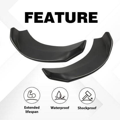 G-PLUS Universal Front Bumper Lip Splitter Diffuser Polyurethane Winglet Type-2 Aero