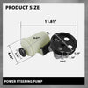 G-PLUS Power Steering Pump w/Reservoir Compatible with Dodge Ram 1500 2009-2010 w/Pulley & Reservoir 55398903AD, 55398903AE, 55398904AD, 55398904AE