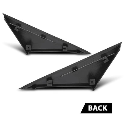 G-PLUS Pair Window Mirror Fender Corner Molding Cap Triangle, Compatible with Ford Focus 2012-2018, LH & RH Side 2PCS, CP9Z16004A, CP9Z16003A