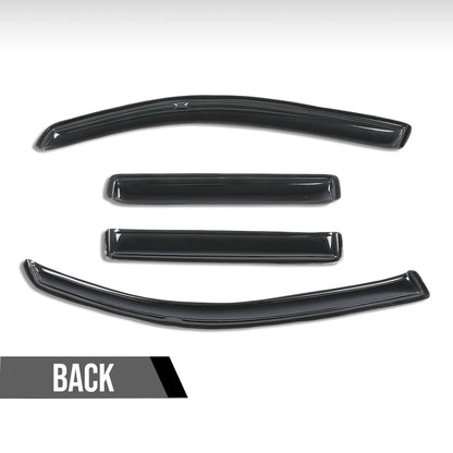 G-PLUS in-Channel Auto Vent Window Visor 4PCS Compatible with Honda Ridgeline 2017-2025 in-Channel Rain Guards Smoke