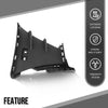 G-PLUS Front Right Side Lower Bumper Air Shield Compatible with Benz A220 & A35 AMG 2019 2020 2021 2022 With AMG Package 1778853903, MB1039211 Black