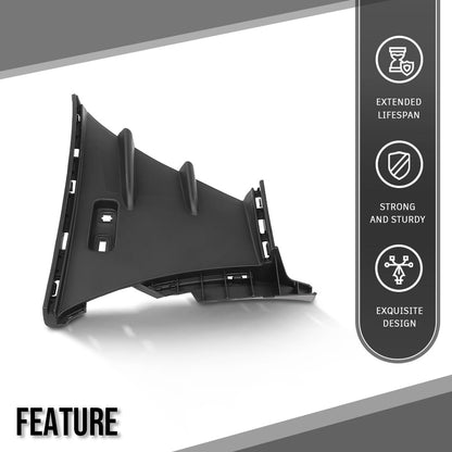 G-PLUS Front Right Side Lower Bumper Air Shield Compatible with Benz A220 & A35 AMG 2019 2020 2021 2022 With AMG Package 1778853903, MB1039211 Black