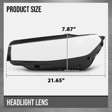G-PLUS Headlight Lens Cover for BMW 3 Series G20 G21 2023-2024 Clear Side View